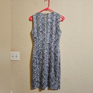 FUX- SUADE PENICIL DRESS SZ 4  PRINT